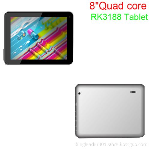 8"Inch (4: 3) Rockchip3188 Quad Core Android 4.4 Tablet PC with IPS Screen WiFi-QC8b